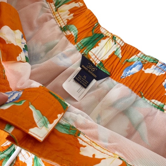 Brooks Brothers Tropical Hawaiian Swim Shorts Trunks XL - Picture 3 of 4
